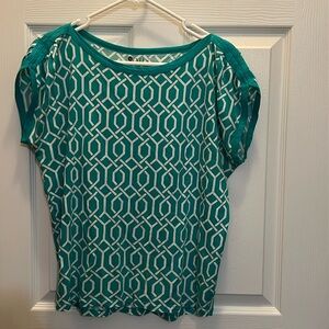 Dark Aqua Blouse